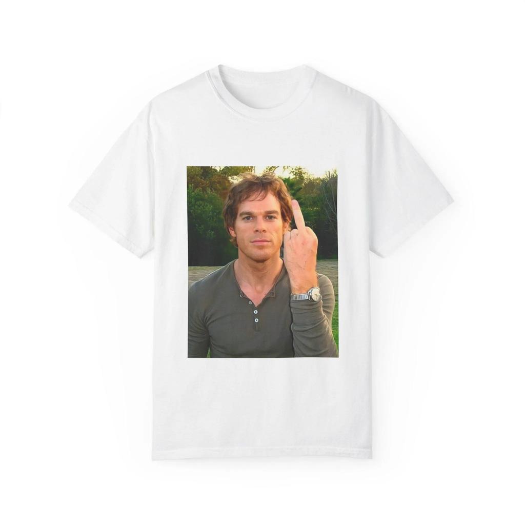 Dexter Morgan Harrys kode Vintage vaskede T-skjorter Herre Dame Klær Casual Oversized T-skjorter Mote Gotisk Bomulls T-skjorte