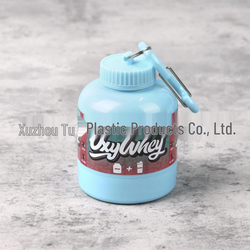 Tragbarer Proteinpulver-Spender: Kompakte Fitnessflasche aus PP-Material