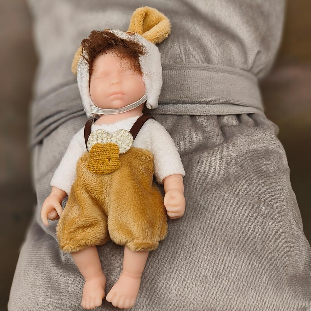 Micro Preemie Full Body Silicone Baby Doll Girl & Boy Lifelike Reborn Doll Surprice Children Anti-Stress