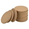Round Coasters, 100mm Diameter, 10mm Thick, Cork Cup Mat Pads, Round Edge, Pack of 12