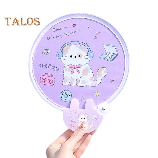 

Складной круглый веер с рисунком из мультфильма и отражателем для фотографий, портативный, легкий, карманного размера, для путешествий на природе, кемпинга, пикника, лета, ручной вентилятор G