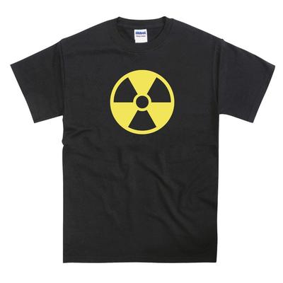 Virus Radioaktiv Toxisch Nuklear Warnung Biogefahr Gift Emblem T-Shirt