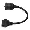 9PIN Female To OBDII 16pin Connector Cable J1939 Diagnose Interface Adapter for Truck