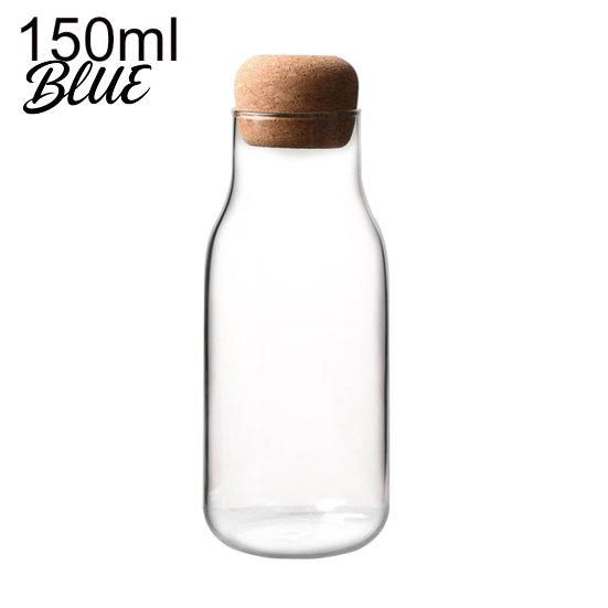 150/300/700ml Storage Bottle Can Cork Stopper Tea Coffee Spices Sugar Glass Jar
