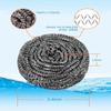 410 Stainless Steel Scouring Pads, 20 Pcs for Heavy Grease. 31x31cm, Bubbles Rich, Durable, Not for Non-Stick