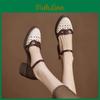 Breathable Summer Perforated Colorblocked Platform Roman Sandals For Women Shoes