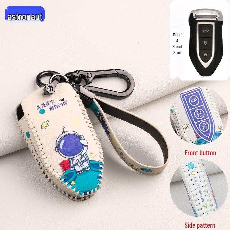 Cartoon Protective Car Key Cover for Cheetah CS9, CS10, Zotye SR7, SR9, Z700, Z500