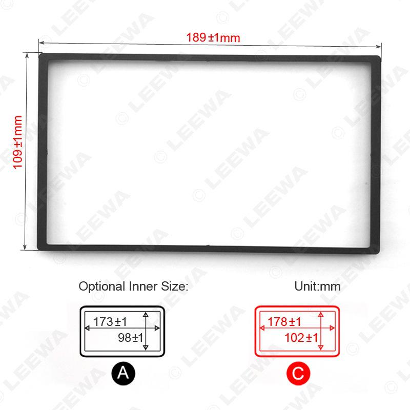 

Подходит для Honda Fit/Epica 2DIN Автомагнитола DVD Аудио Модификационная Рамка A: 173x98 mm