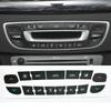 Car A/C Button Repair Decal Sticker for Megane for Master For Scenic 3 Trim Air Condition Climate Control Button Repair Sticker