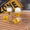 Novelty Beer Cup Keychain: Creative Pendant & Popular Night Market Gift