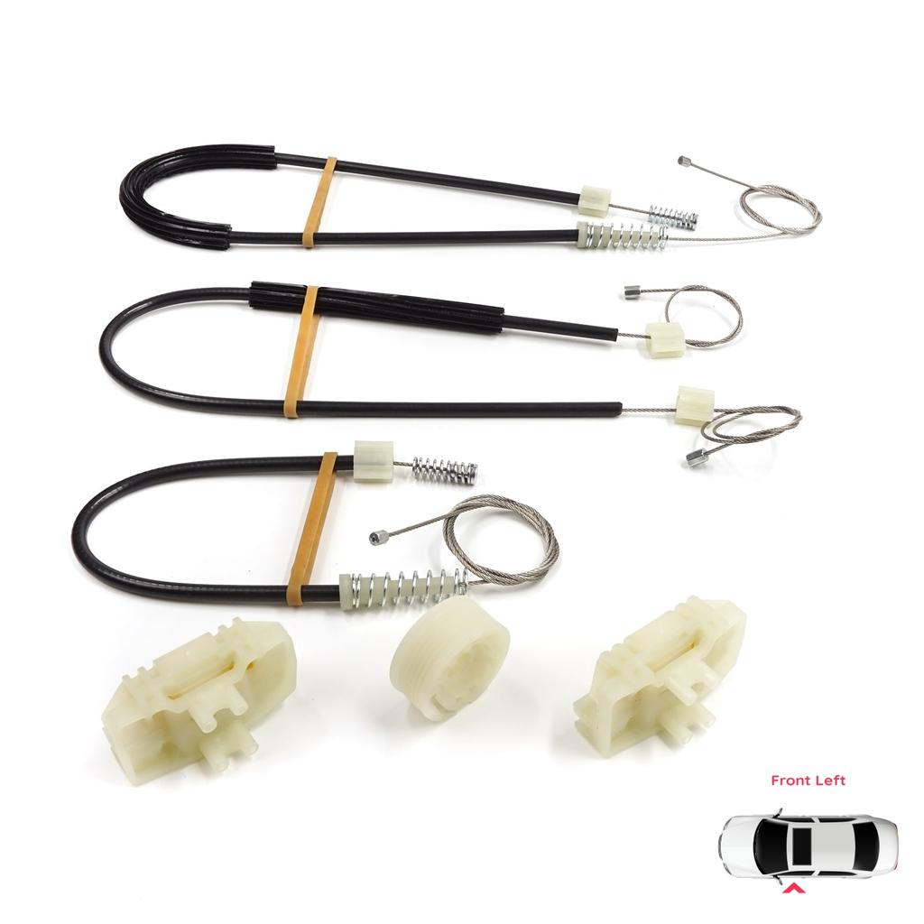 EWR453 Fensterheber Reparatursatz Vorne Linke Tür für Seat Leon MK2 1P 1P1 2005-2012 5-Türer HB 1P0837461A