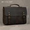 Crazy Horse Leder Aktentasche Retro Leder Handtasche 16 Zoll Pendler Computertasche Herren Schulter Messenger Bag