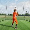 Baseball Batting Cage, 12000 X 3680 X 3100mm Freestanding Portable Batting Cage, Hitting Cages with 45-Ply Knotted HDPE & Long Positioning Ropes,