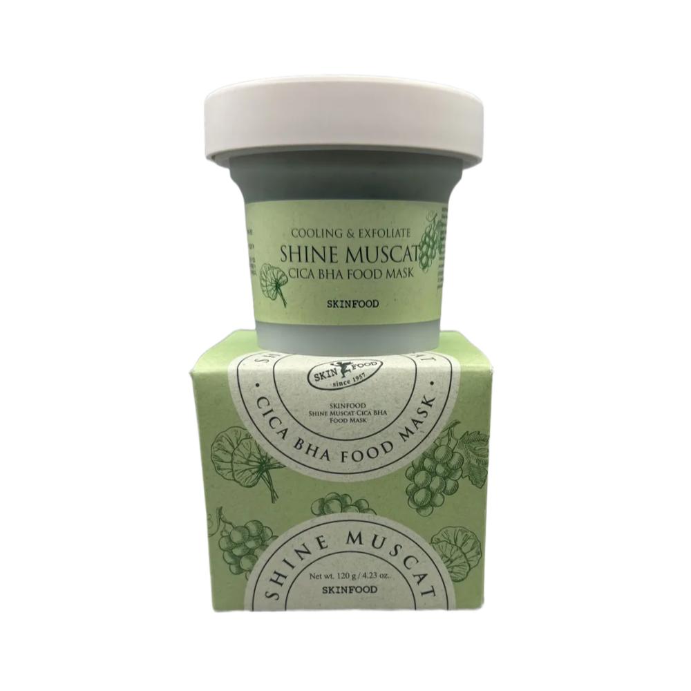 Skinfood Shine Muscat Cica BHA Food Mask 120g (Smoothing & Firming Shine Muscat Cica Pack)
