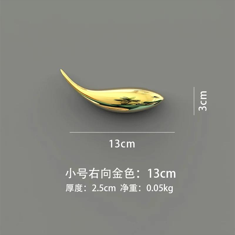 Creative Wall Decoration Restaurant Bedroom Background Golden Fish Decorative Pendant Wall Decoration Stereoscopic Wall Hanging
