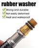 Rubber Faucet Gasket O-Ring Kit Valve Threaded Pipe Hose Silicone Washers Seal O Ring for Plumbing Plug Repair Assortment Set