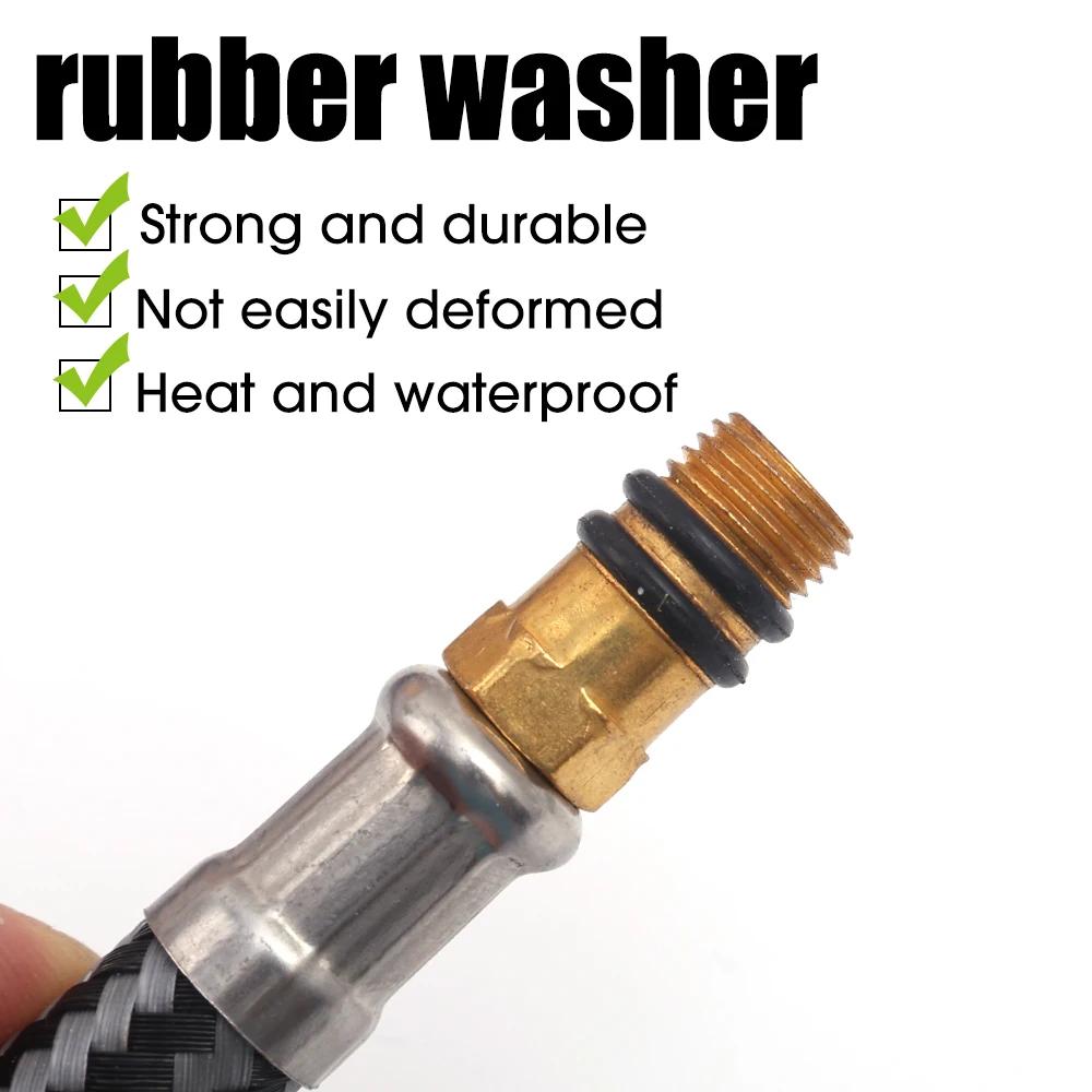 Rubber Faucet Gasket O-Ring Kit Valve Threaded Pipe Hose Silicone Washers Seal O Ring for Plumbing Plug Repair Assortment Set