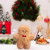 Christmas Gingerbread Man Doll Plush Stuffed Gingerbread Pendant Xmas Tree Decorations Soft Doll