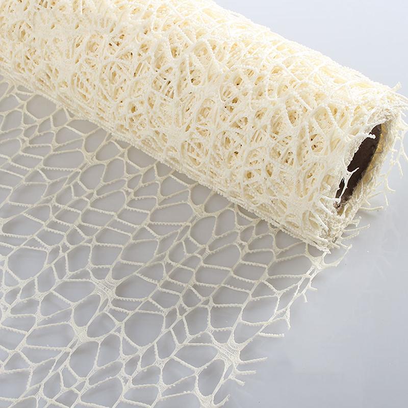 50Cm*4.5M Flower Wrapping Mesh Gauze Bouquet Wrapping Lace Jacquard Net Flower Pattern Mesh Florist Floral Wrapping Paper