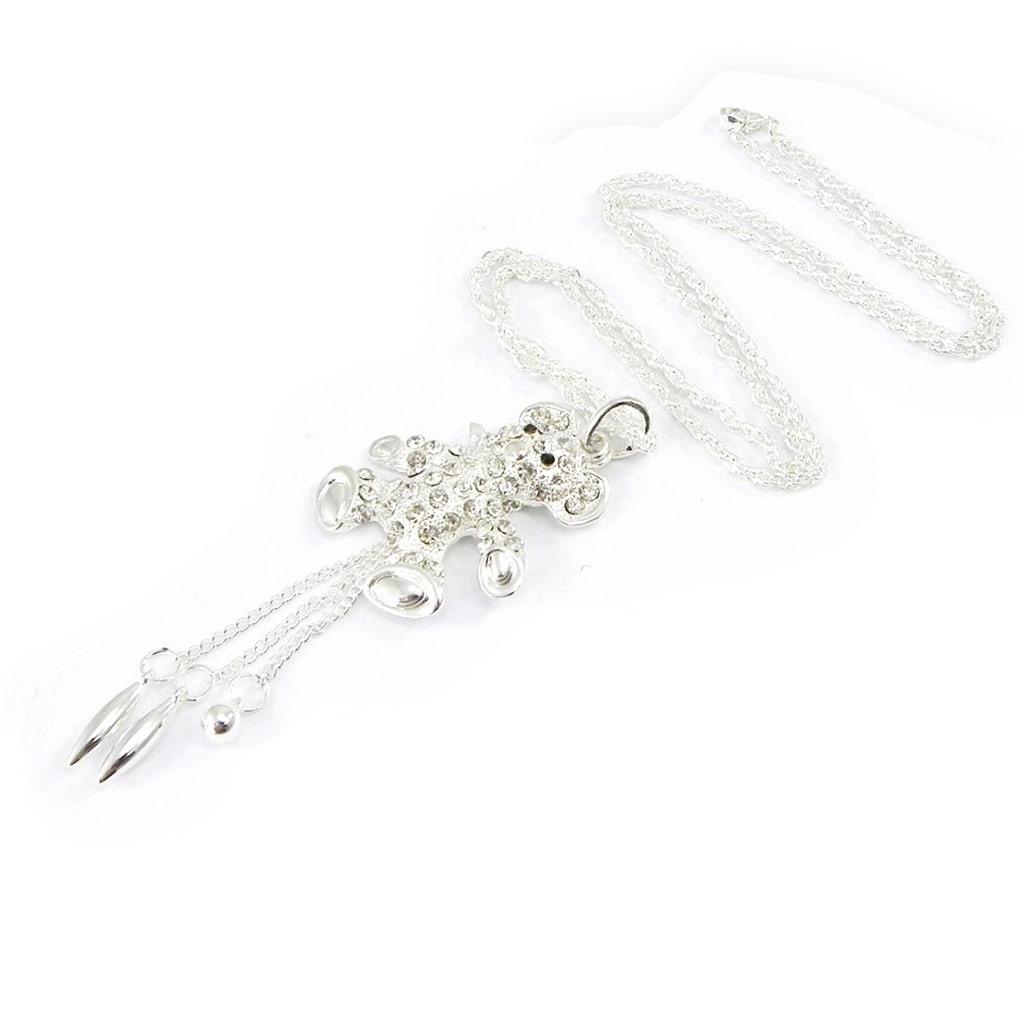 Les Trésors De Lily [I2717] - Sautoir Créateur 'Teddy' Blanc