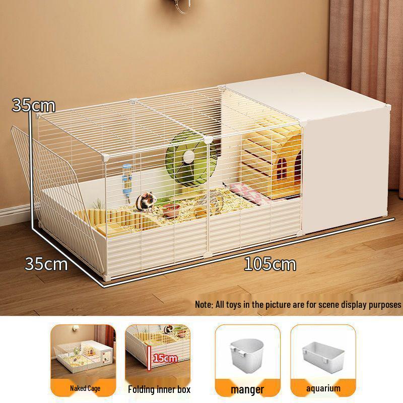 Golden Bear Large Hamster Cage - Spacious, Anti-Escape, Easy To Clean, Luxury Design, Full Set With Shipping Included