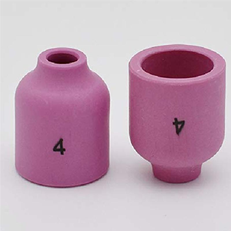 A84E-Alumina Nozzle Cup 53N Series Argon Arc Welding Accessories-TIG Gas Lens 4 Pieces