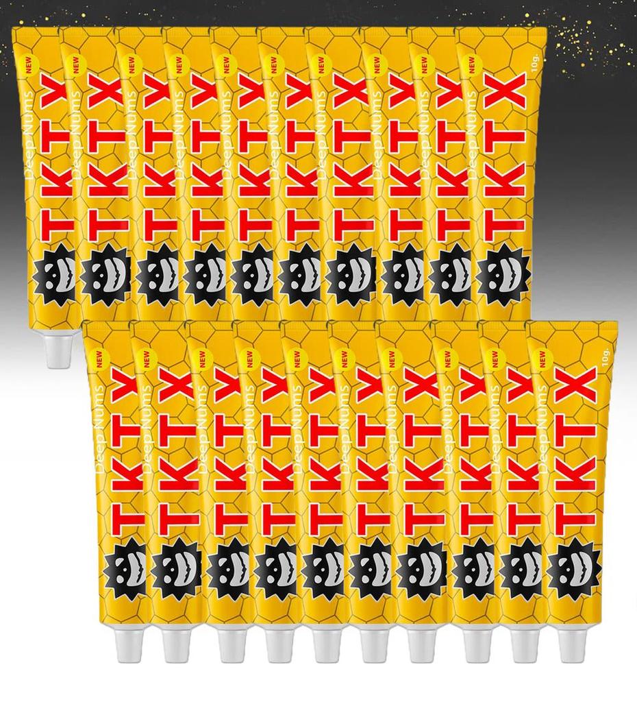 TKTX Topical Anaesthetic 40% Numbing Cream 10g For Tattoo Body Art Gel Yellow