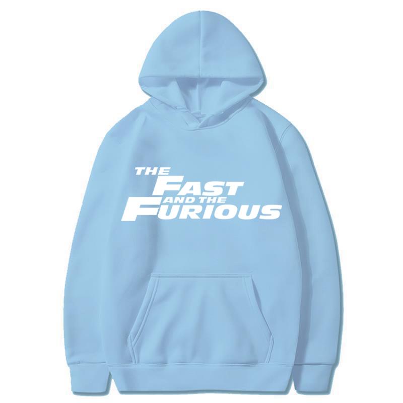 Furious Hoodies Men Fashion Letter Graphic Printed Sweatshirts Women Causal Harajuku Streetwear Hooded Pullover