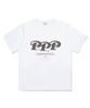 PAGESIISII Ppp Flower Logo Print Short Sleeve T-Shirt [4 Colors]