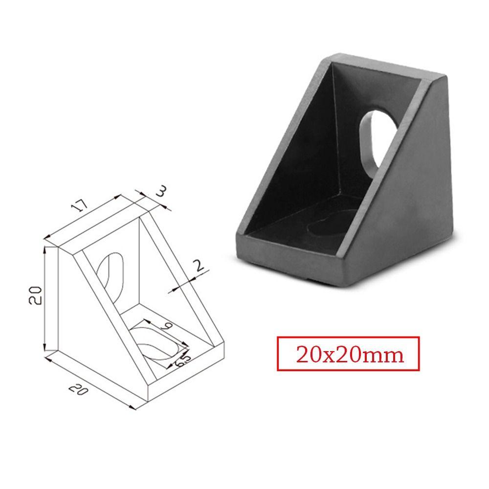 5Pcs/set Fasteners Angle Bracket 90 Degree Corner Support Bracket Durable L-Shaped Connector