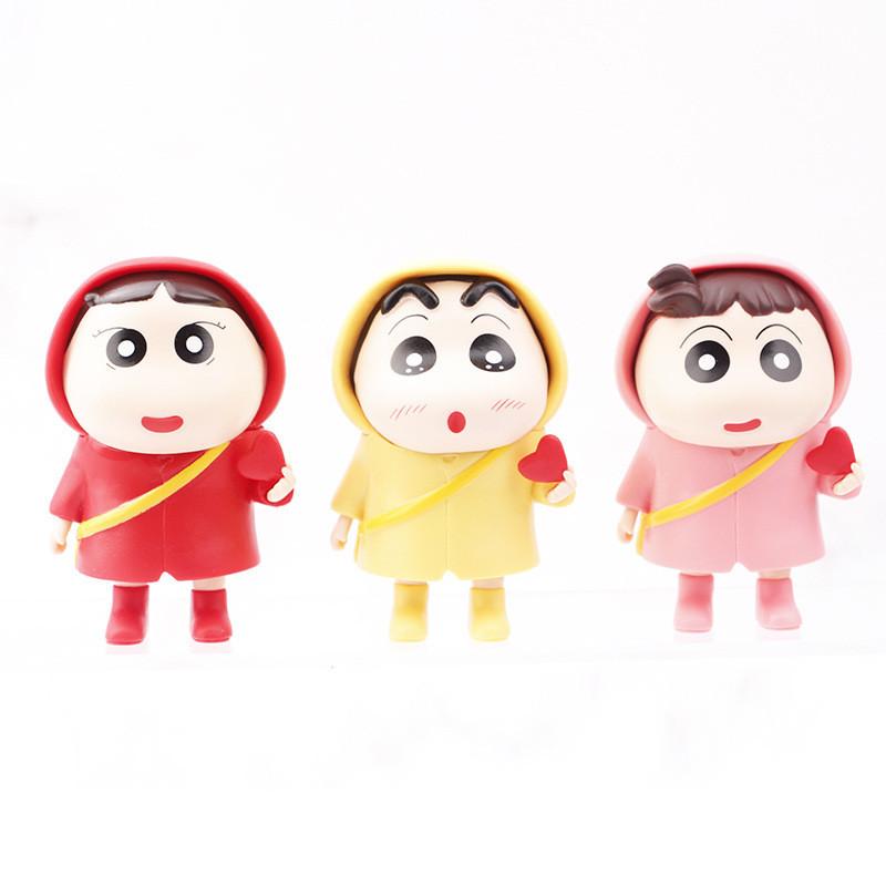 Adorable Pvc Crayon Shin-chan Spring Defense Team Figurine Collectible Blind Box