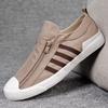 Spring new men's shoes trendy shoes low-top little white shoes zipper canvas shoes trendy versatile casual board shoes