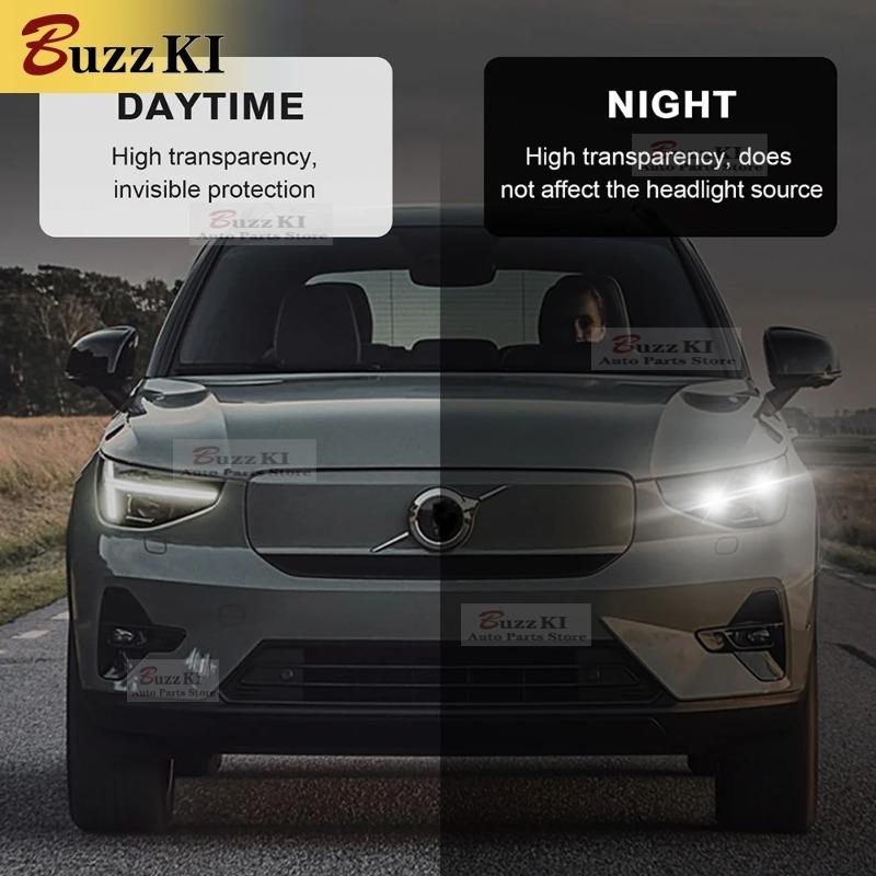 For Volvo XC40 Recharge 2024 A B Pillars Rearview Headlight Car Paint Protection Film Anti-Scratch Pre-cut TPU PPF