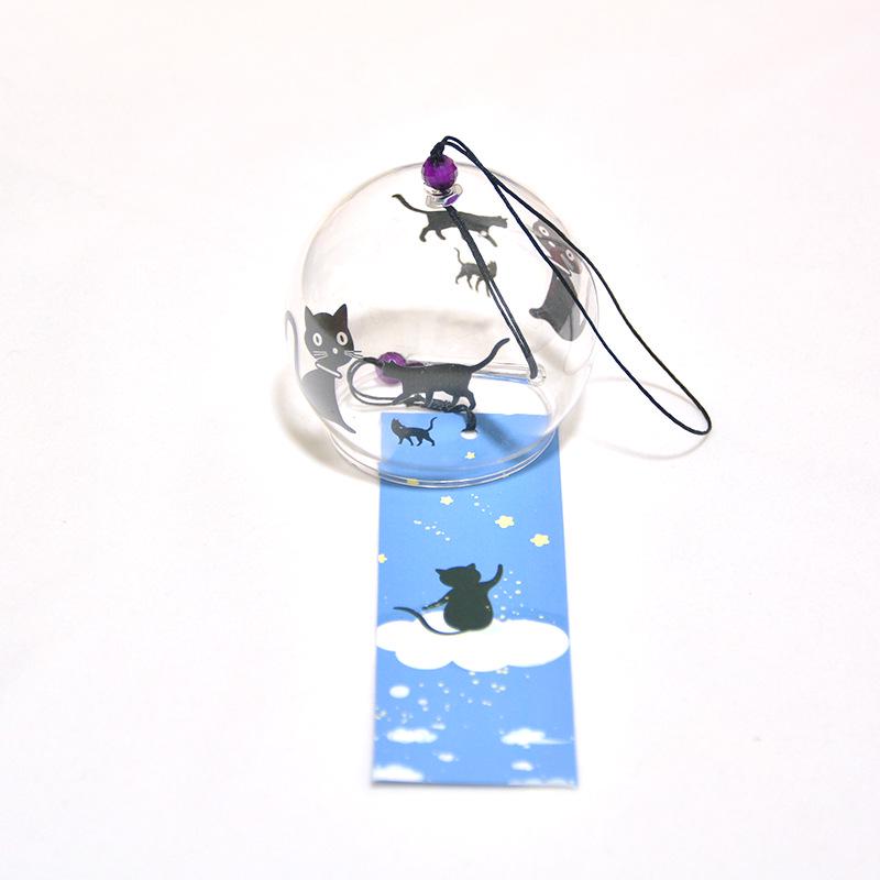 Wind Blossom Cherry Glass Chime Japanese Home Decor Ornament Birthday Gift