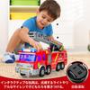 Fire Truck Emergency Working Ladder Fire Articulating Ladder Working LED Automatically Christmas Gift Fire Toy, Vehicle, Vehicle, Truck, Fountain,
