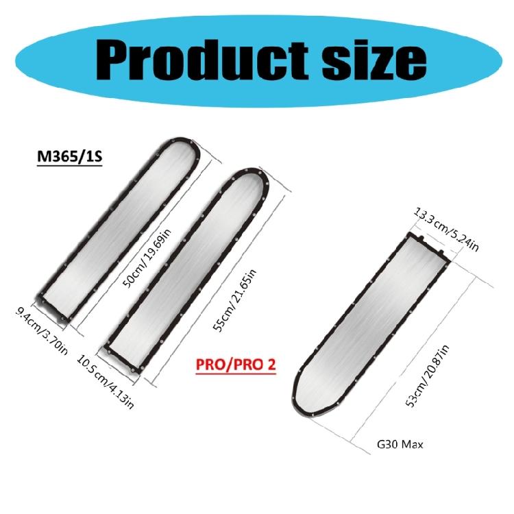 Corrosion Resistant Metal Plate Easyly Install Scooters Upgraded Fashion Body Armors for Electric Cycling Enthusiasts