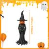Pumpkin Witch Figurine Halloween Gift Creative for Bedroom Shelf Living Room