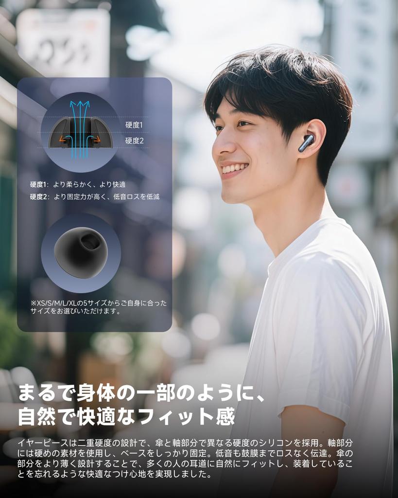 2025 SUMMER Gold Award EarFun Air Pro 4i Wireless Bluetooth 50dB Hybrid LDAC 3D 11mm Titanium Composite Diaphragm Up to 40 Hours of AI Wireless IP55