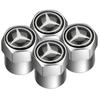 CRT1 Car Tire Valve caps Emblem metal sticker For Mercedes Benz W203 W204 W168 GLC GLE CLA accessories Interior Mouldings YZQMM-BENC
