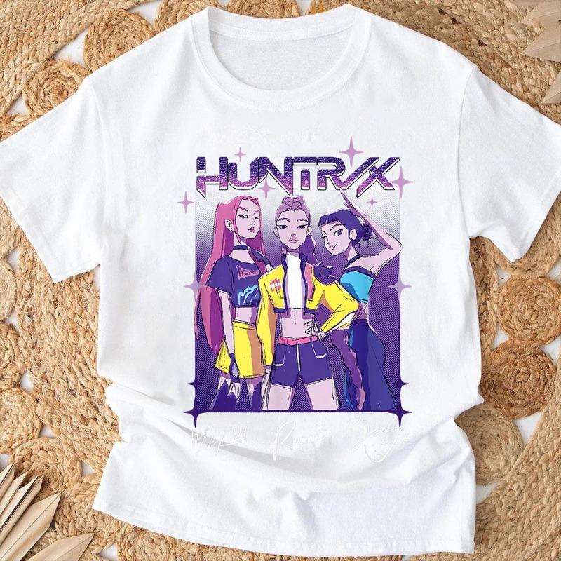 Saja Boys T shirt 2026 New Summer Casual Boys Girls Short Sleeve Tops Anime Kpop Demon Hunters Kids T-shirts Children's Clothing