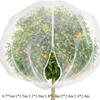 Extra-Thick Garden Bird Netting Transparent Mesh Fabric Plant Netting Cover  Garden Use