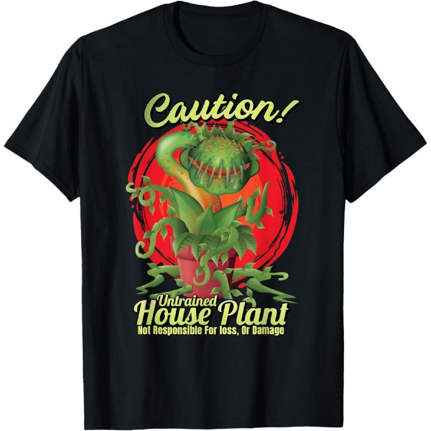 Venus Fly Trap Carnivorous Untrained House Plant Design T-Shirt S
