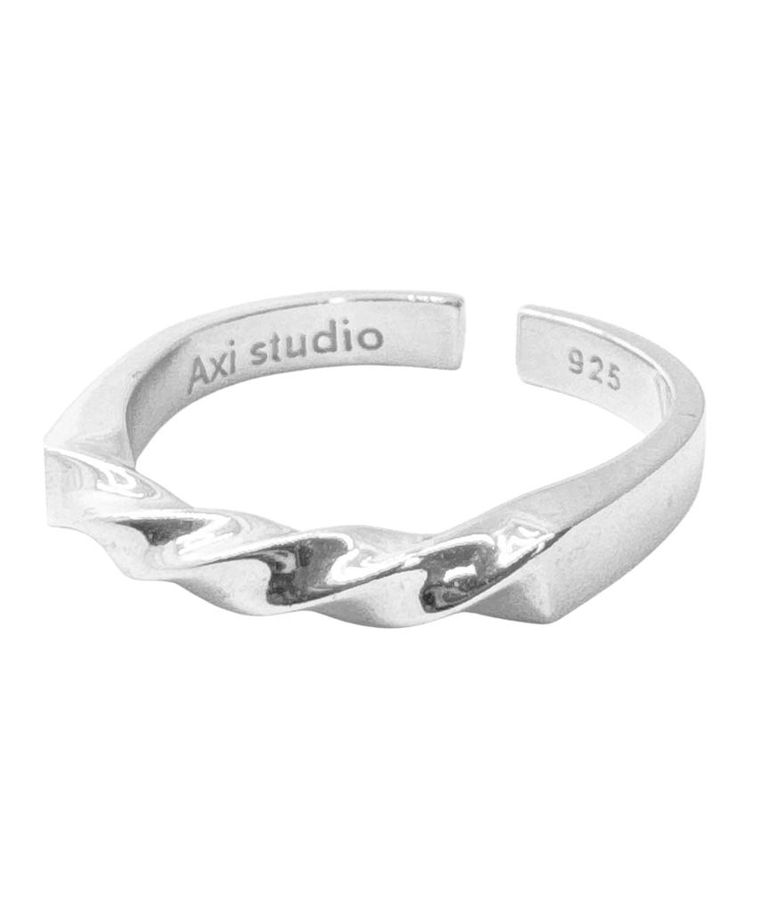 Axi Studio (925 Silver) Twist Wave Ring