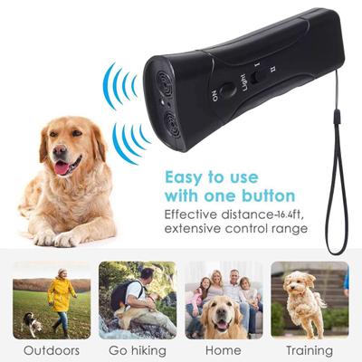 Practical Button Switch Handheld Portable Ultrasonic Pet Dog Repeller Stop Bark Training Device Outdoor