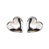 Niche Style Exaggerated Glossy Big Love Heart Online Red Hot-Selling Earrings