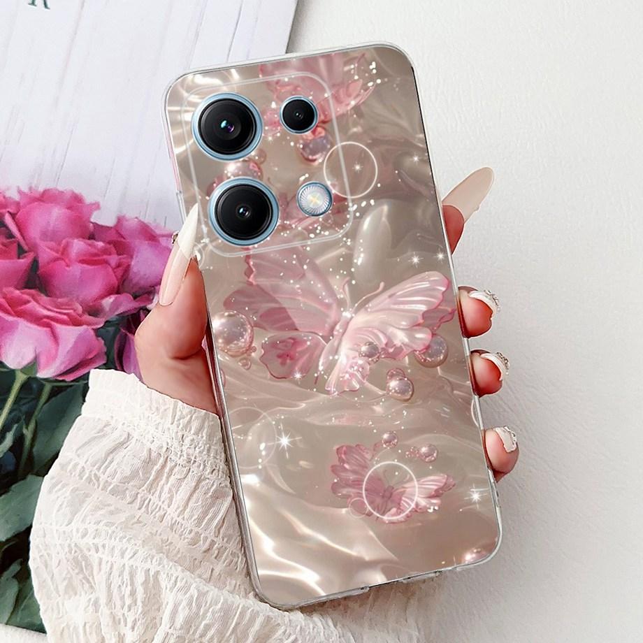 Soft Clear Silicone Back Cover For Xiaomi Redmi Note 14s 14 Pro 4G Phone Case Marble Gothic Couple Capa For Redmi Note 14 Europe