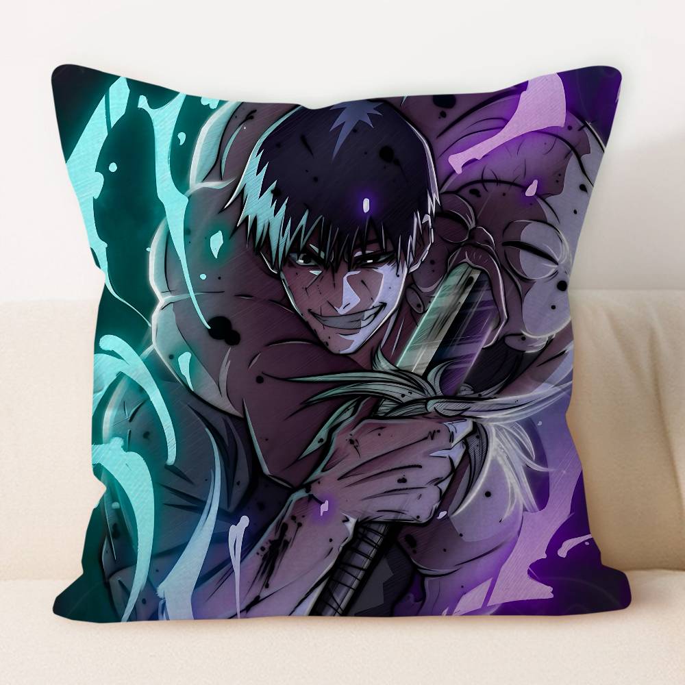 F-Fushiguro Toji Pillow Gift Home Office Decoration Bedroom Sofa Car Cushion Cover Case 45x45