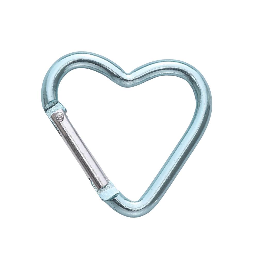 1pc Mountaineering Buckle Love Star Buckle D-Shaped Buckle Color Backpack Buckle Aluminum Keychain DIY Accessories