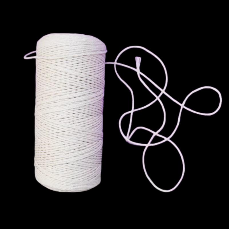 Cotton & Nylon Thread: Handmade DIY Weaving, Stringing, and Tying for Sky Lanterns, Flags, Zongzi Wrapping, and More. Cotton Thread - 100m
