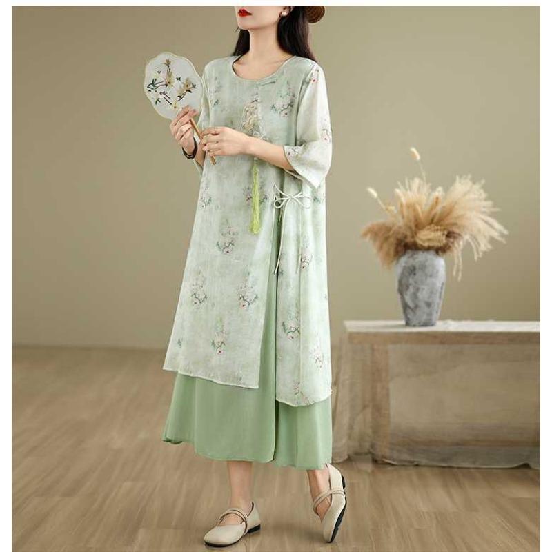 Ladies' Temperament Dress, Chiffon Element Dress